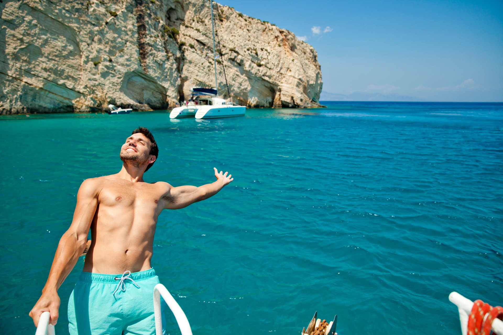 Happy Vacation Man